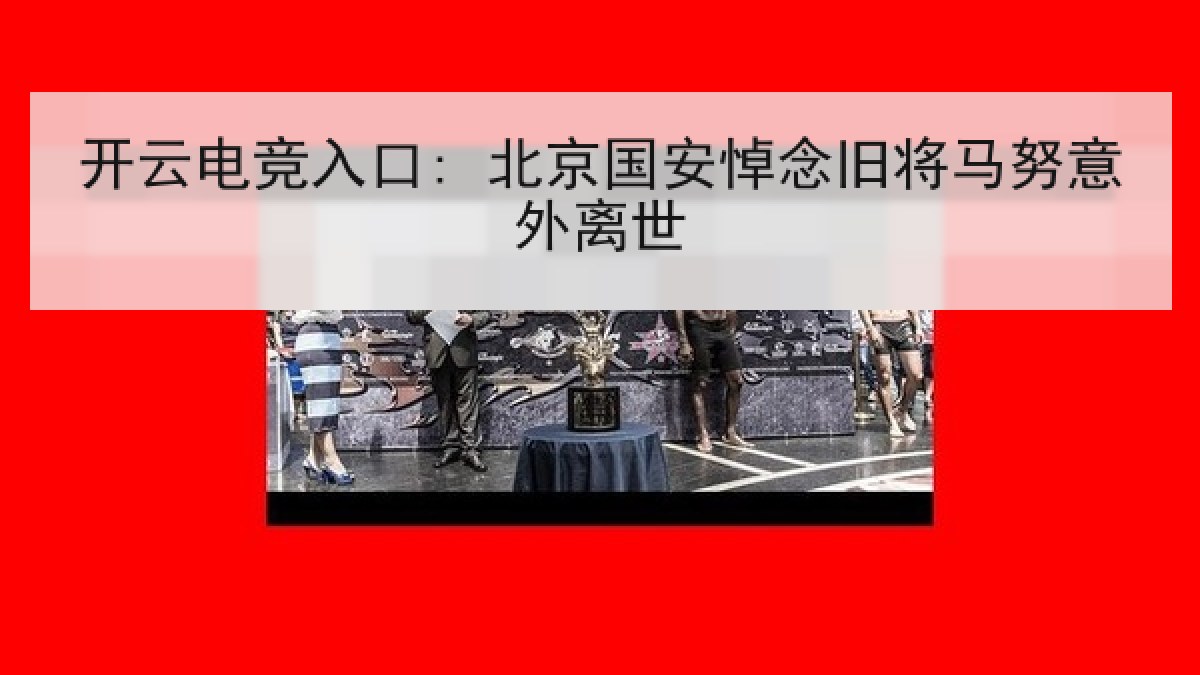 开云电竞入口: 北京国安悼念旧将马努意外离世